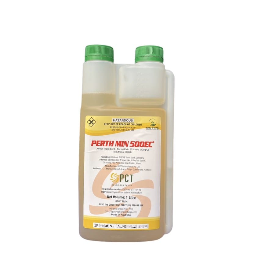 PERTH MIN 500EC (1 Lít) Thuốc kiểm soát muỗi và côn trùng nhập nguyên chai từ ÚC