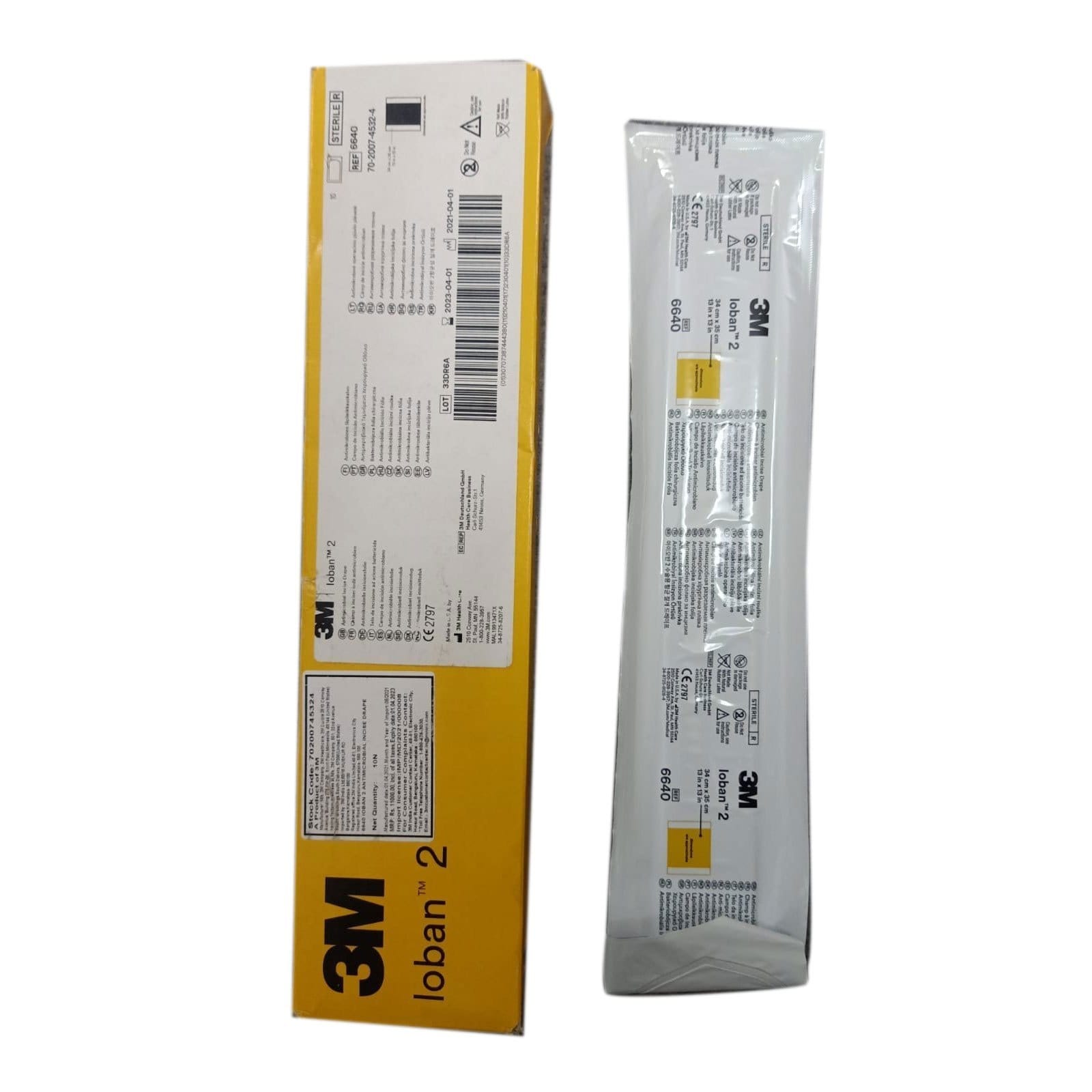 Màng Dán Phẫu Thuật Kháng Khuẩn Có Iodine 3M™ Ioban™ 6640EU